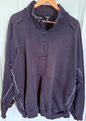 Blackhawk Warrior Wear 1/2 Zip Jacket Men’s XXL Black Tactical Pullover - image 1 of 4