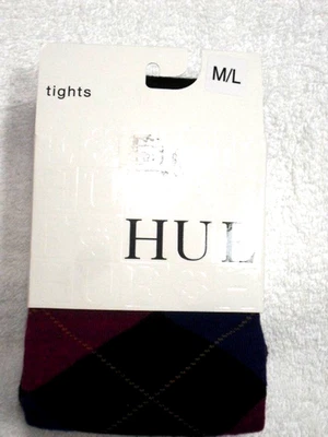 Women's HUE darlk Burgundy Sweater Tights, Sz M/L New New old Stock - Image 1 of 3