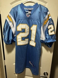 100% Authentic Reebok San Diego Chargers Ladainian Tomlinson Jersey Size 52 XL - Picture 1 of 4