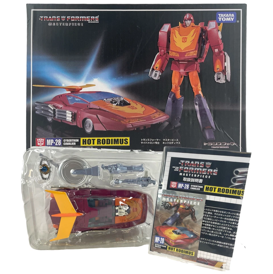Figura de acción Transformers Masterpiece MP-28 Hot Rodimus Takara Tomy - Caja abierta Foto 1 de 4