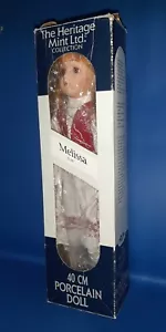 Melissa Poupée The Heritage Mint Ltd.Collection 40cm 1988 Doll Vintage Jouet - Photo 1/2