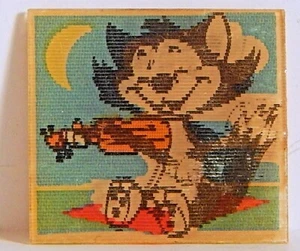 KIPP-FLIMMERKARTE KATZE SPIELT GEIGE VIOLINE VARI VUE? - Bild 1 von 4