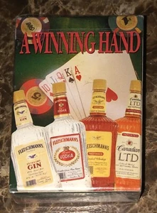 A Winning Hand Playing Cards Game Deck Sealed Poker Vodka Gin Whiskey Liquor NEW - Picture 1 of 5