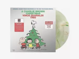 Charlie Brown Christmas - Vince Guaraldi - Silver Foil - Clear w/ Red Green NEW - Picture 1 of 1