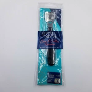 PRETTY SAVVY Corn & Callus Remover Shaver with 2 Spare Blade. Free Shipping NEW - Picture 1 of 2