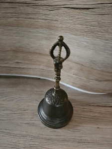Ältere sehr dekorative Messing Glocke - Tischglocke - für Weihnachten oder ..... - Bild 1 von 7