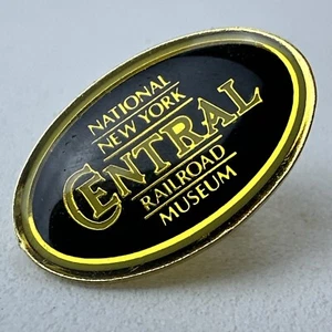 Vintage National New York Central Railroad Museum Lapel Pin Pinback - Picture 1 of 6
