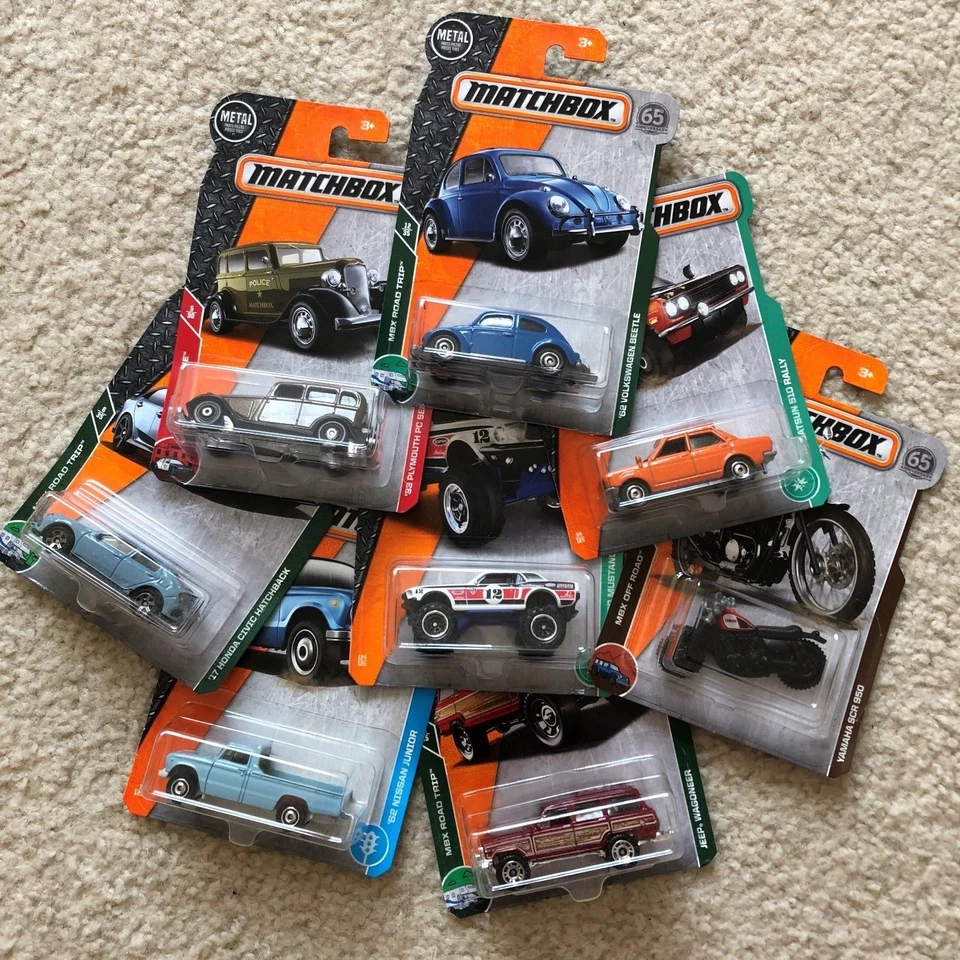 2017-2019 Matchbox Cars - Selection - CHASE - VW Beetle, Wagoneer, Karmann Ghia - Image 1 of 1