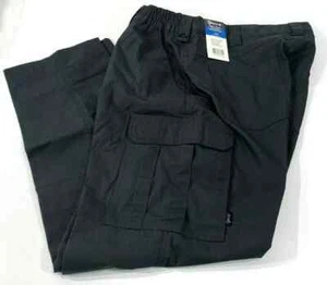 NEW MENS 34X32 GALLS TAC FORCE RIPSTOP TACTICAL CARGO PANTS TT784 BLACK 34X32 - Picture 1 of 1