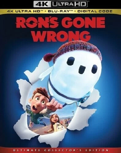 Ron's Gone Wrong (4K Ultra HD + Blu-Ray, 2-disc) No Digital. (Combine Shipping) - Image 1 of 1