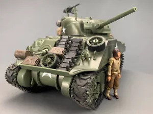 21st Century Toys / Ultimate Soldier WWII U.S. M4 Sherman Tank 1:18 D0652 CB - Picture 1 of 16