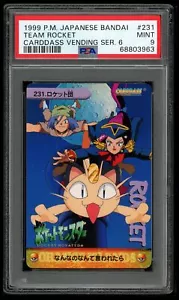 Pokemon Japanese Carddass 1999 231 Team Rocket Card Series 6 PSA 9 68803963 - Picture 1 of 2