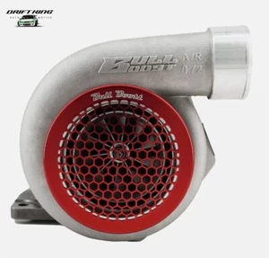Billet 4" Inch Turbo Inlet Guard Velocity Stack Adapter Bellmouth Intake Hex Red - Bild 1 von 2