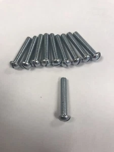 2BA  Round head 1” screws plated MG MMM (10) - Picture 1 of 1