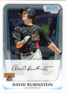 2011 Bowman Chrome Prospects #BCP55 David Rubinstein Pittsburgh Pirates