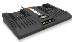 Cargador Rápido De Doble Puerto WA3883 Para Batería De Litio 20V WORX - Imagen 1 de 1
