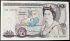 D H Somerset 1984 Banknot dwadzieścia funtów Szekspir aUNC H76 649324 B350