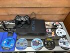 Sony Playstation 2 Black Console, Controller, Memory Card & 9 Games
