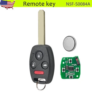 For Honda Civic 2006 2007 2008 2009 2010 2011 2012 2013 Remote Key Fob N5FS0084A - Picture 1 of 8