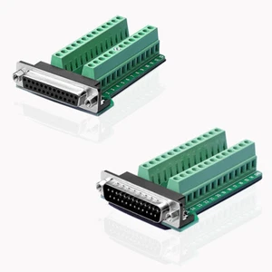 Connecteur G2 25 broches DB25 et prise M2 carte de raccordement borne série - Photo 1/3
