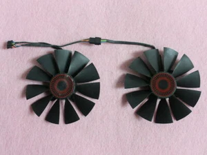Pair Fans Cooler Fan For Original ASUS GTX 970 GTX 980Ti R9 380 FD10015H12S 95mm - Afbeelding 1 van 4