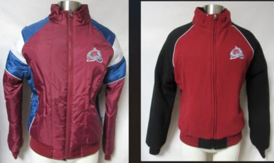 Chaqueta reversible Colorado Avalanche para mujer talla pequeña B1 984 Foto 1 de 4