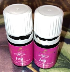 Two Bottles Joy 5ml. Young Living Essential Oils Used - Picture 1 of 2