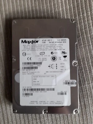 Maxtor Atlas 10K.V  3.5″ 73GB 3G SAS Hard Drive - Image 1 of 4
