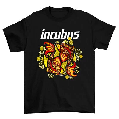 Camiseta unisex negra vintage manga corta Incubus Band Tour Foto 1 de 3