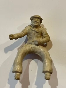 MARX 60MM WESTERN TOWN COWBOY , YELLOW, VINTAGE ,ORIGINAL - Picture 1 of 2