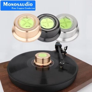60Hz 3 in 1 LP Lettore Stabilizzatore Peso Registrazione Giradischi Bilanciato Giradischi Record Clamp - Foto 1 di 10