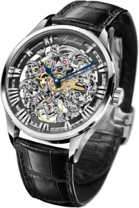 AGELOCER Dress Watch for Men -Automatic Tourbillon Movement-Skeleton Dial Luxury - Picture 1 of 26