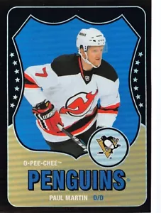 2010-11 O-Pee-Chee Retro Negro Arco Iris #462 Paul Martin/100 - Imagen 1 de 2