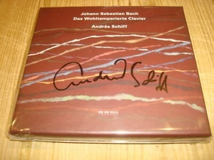 ANDRAS SCHIFF Bach Das Wohltemperierte Clavier ECM 4 CD NEW Signed NEU Signiert - Bild 1 von 2