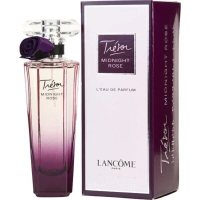*(Caja abierta-nunca usada) Tresor Midnight Rose/Lancome EDP spray 1,7 oz Foto 1 de 2