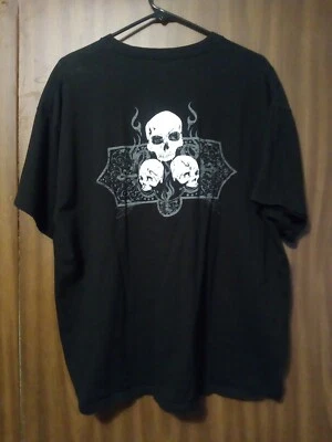 Camiseta Motley Crue Nikki Sixx XL NIKKI SUXX De Colección Negra Doble Cara Foto 1 de 4