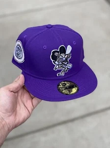New Era Detroit Tigers Swinging Tiger Purple 59Fifty Fitted Hat (Sz 7 1/4) - Picture 1 of 5
