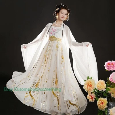 Vestido chino moderno de la emperatriz Hanfu traje de baile para mujer tradicional dinastía Tang Foto 1 de 4