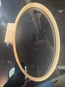 Vintage Large Oval Wood Embroidery Hoop. 15x8. - Picture 1 of 3