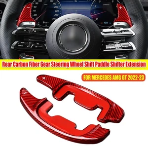2stk Für 2022 Mercedes Benz AMG GT Lenkrad Schaltwippen Verlängerung Rot - Bild 1 von 7