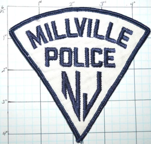 NEW JERSEY, MILLVILLE VINTAGE POLICE DEPT PATCH - Picture 1 of 1