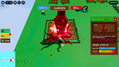 🔥 Nightmare Ruby Squid 39KG+ 🔥 Grow a Garden (GAG) | 🔖 Affordable Price ...