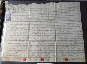 1783 GEORGE Ill VELLUM INDENTURE Newcastle Town walls Grey Barkas Vickerson - Picture 1 of 6