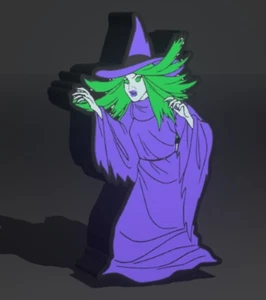 Scooby-Doo Villain Witch Of Old Salem Room Light Halloween Decoration  - Picture 1 of 1