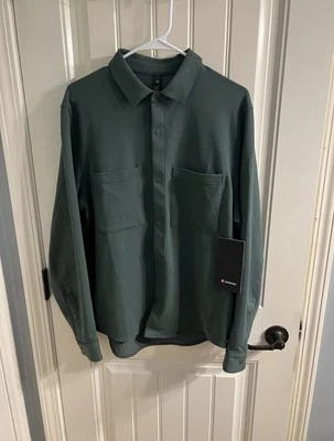 Lululemon эластичная французская махровая верхняя юбка мягкая вязаная мужская размер средний зеленый DKFR - Изображение 1 из 4