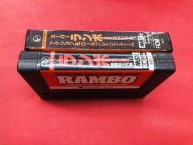 MSX MSX2 Rambo Lot 2 Game Cartridges ROM Only Tested Working Vintage Retro Japan
