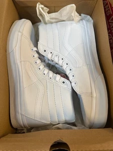 Vans Sk8-Hi True White Canvas High Top Skateschuhe Unisex Herren/Damen Größe 6 - Bild 1 von 5