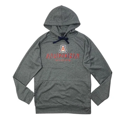 Arizona Wildcats Hoodie Mens S Small Grey Graphic Heathered Sweatshirt Champion - Image 1 of 4