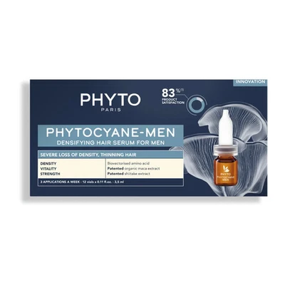 Tratamiento Densificante PHYTOCIANE para el Adelgazamiento Progresivo del Cabello - Hombres Foto 1 de 2