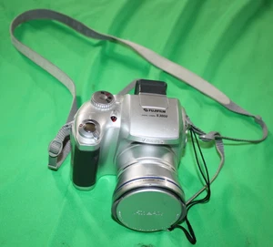 Fujifilm FinePix S3000 fotocamera digitale argento con schede 16 e 256 MB - Foto 1 di 10
